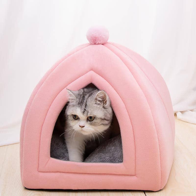 Cats Sleeping House Bed - Trendha