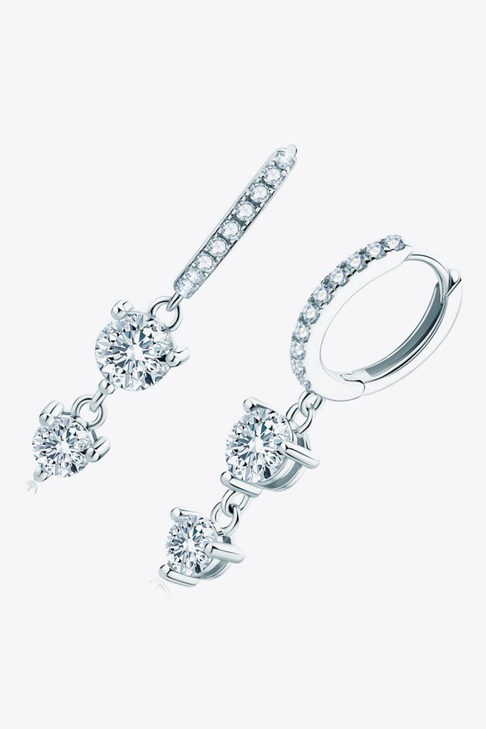Be The One Moissanite Drop Earrings - Trendha