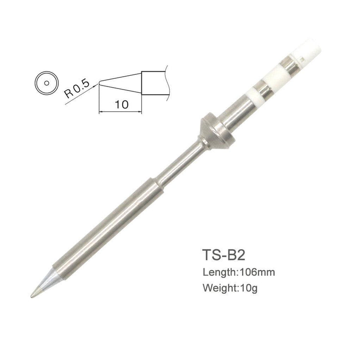 Replacement Black Chrome Tip Soldering Iron Tips for Digital LCD Soldering Iron - Trendha