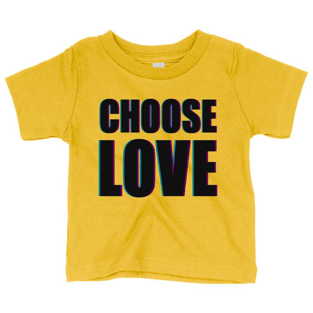 Baby Choose Love T-Shirt - Love Graphic T-Shirt - Trendha