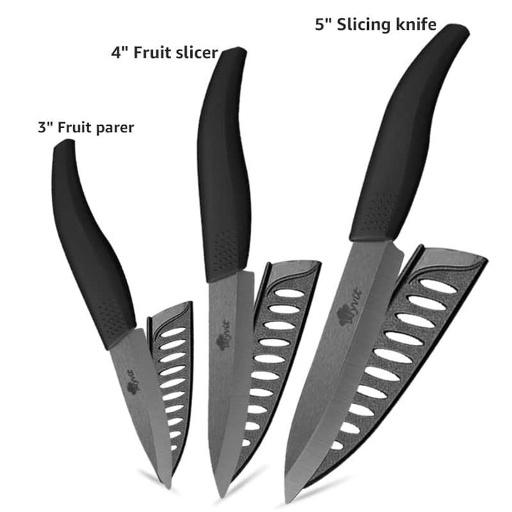 Ceramic Knives 4 Pcs Set - Trendha
