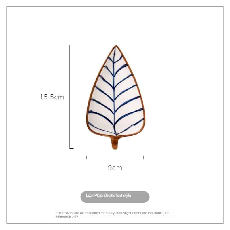 Ceramic Leaf Small Plate - Trendha