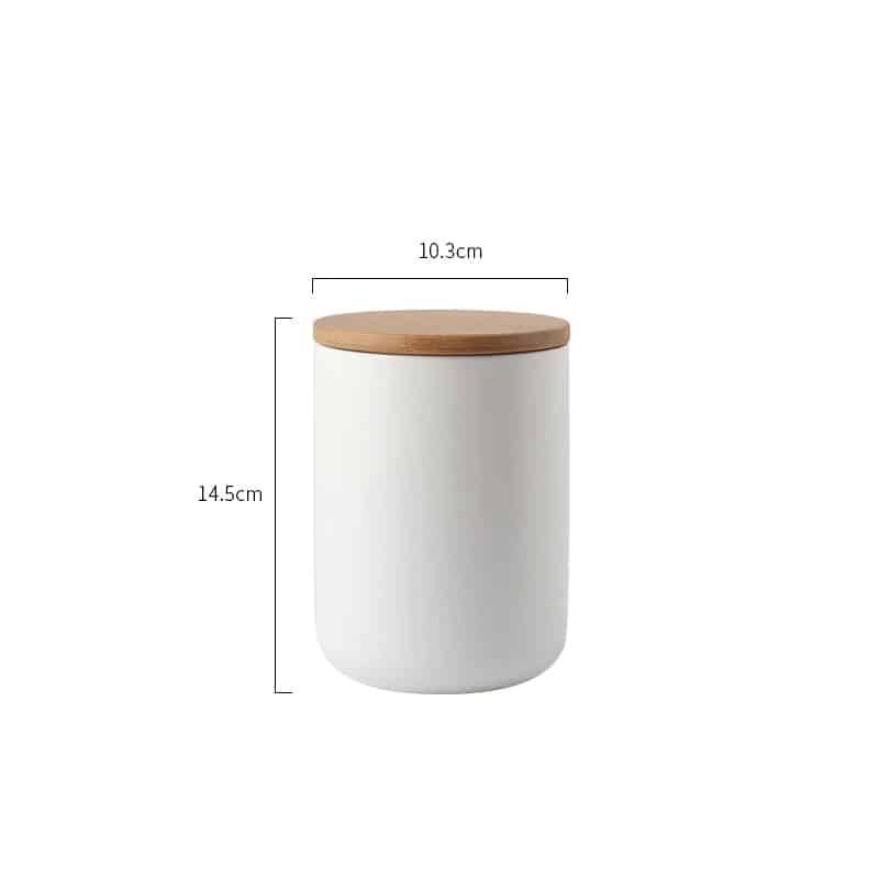 Ceramic Storage Jar with Lid - Trendha