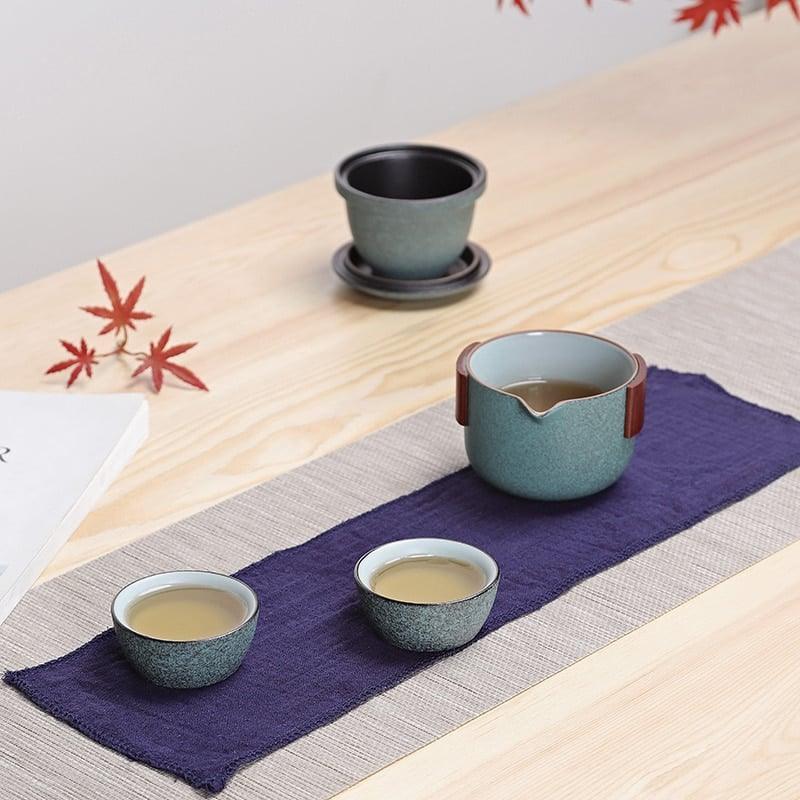 Ceramic Travel Tea Set - Trendha