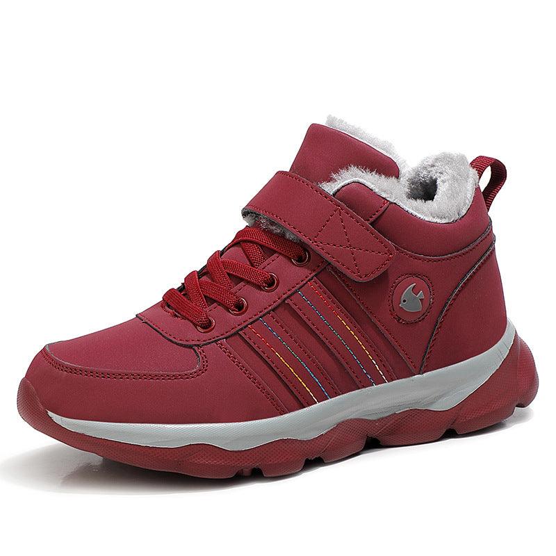 Snow Boots And Fur One-piece Mother Cotton Shoes - Trendha