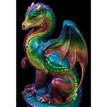 5D DIY Diamond Painting Dragon Monster Art Craft Kit Handmade Wall Decorations Gifts for Kids Adult - Trendha
