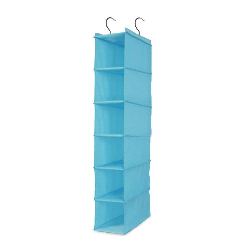 Waterproof Oxford 6 Layers 2 Hooks Hanging Clothes Storage Bag - Trendha