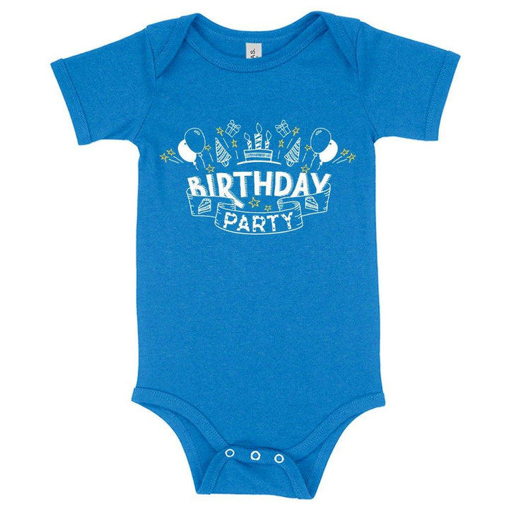 Baby Jersey Birthday Party Onesie - Birthday Celebration Onesies - Trendha