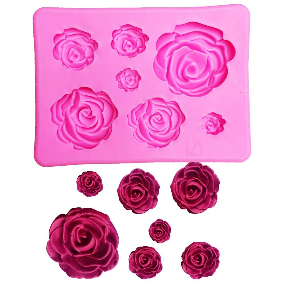 Charming Roses Shaped Eco-Friendly Silicone Baking Mold - Trendha