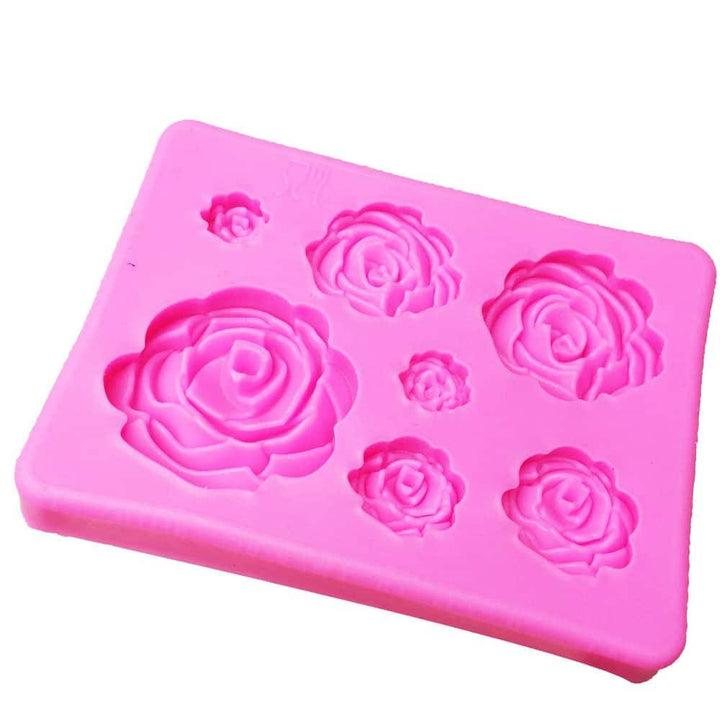Charming Roses Shaped Eco-Friendly Silicone Baking Mold - Trendha