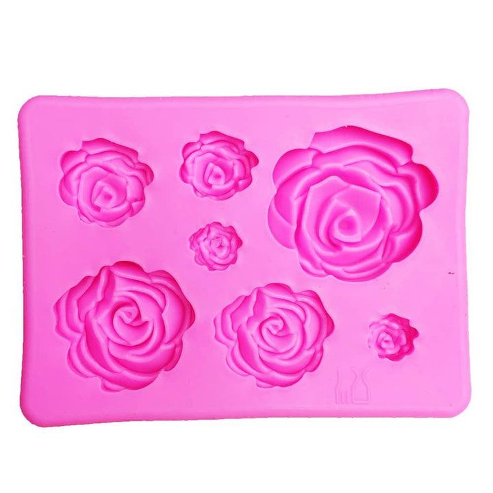 Charming Roses Shaped Eco-Friendly Silicone Baking Mold - Trendha