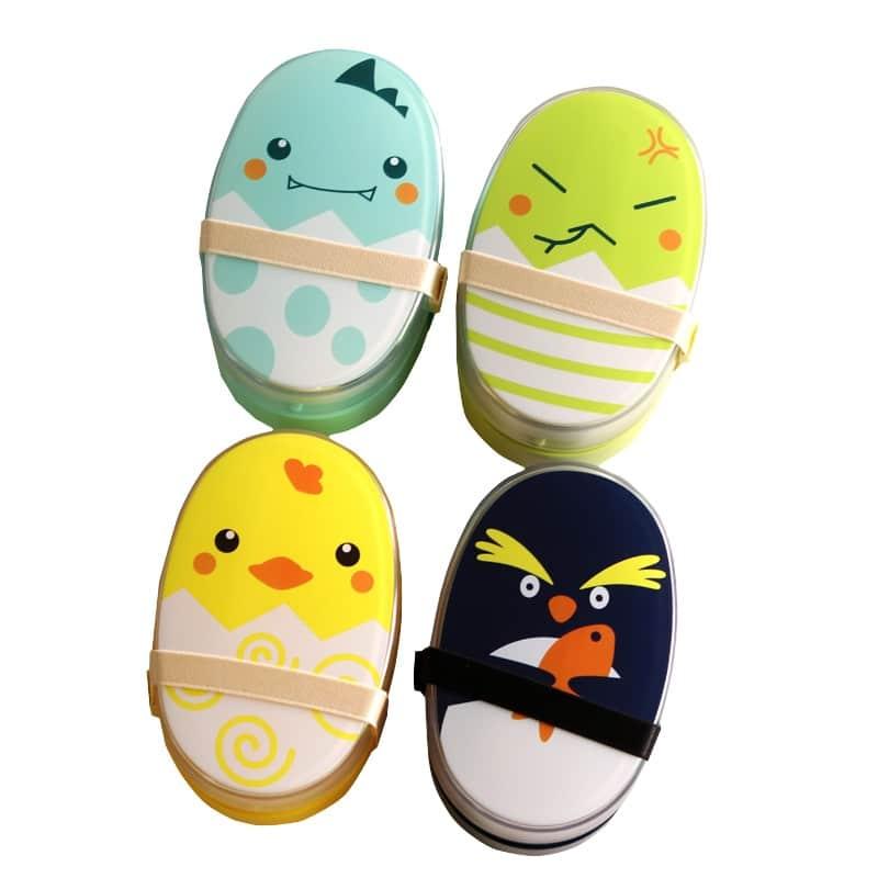 Children Egg Shaped Lunch Box