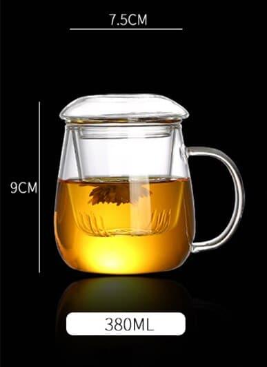 Chinese Style Glass Tea Mug - Trendha