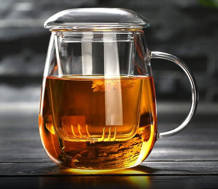 Chinese Style Glass Tea Mug - Trendha