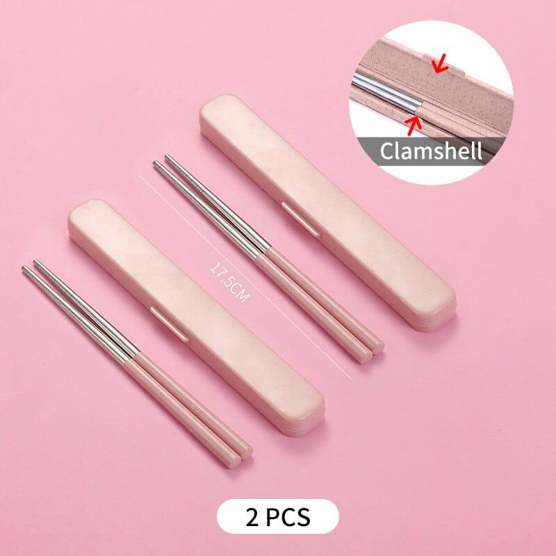 Chinese Style Portable Stainless Steel Chopsticks - Trendha