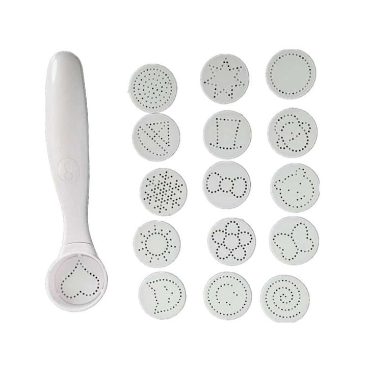 Coffee Stencil Spoon with 16 Patterns - Trendha