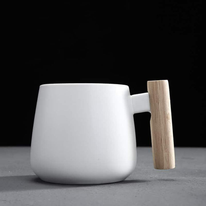 Color Block Coffee Mug with Spoon - Trendha