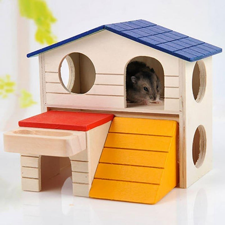 Color Block House for Small Animals - Trendha