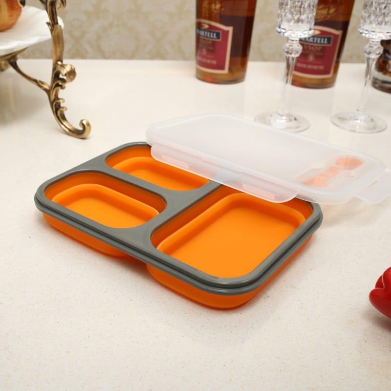 Colorful Collapsible Silicone Lunch Box - Trendha