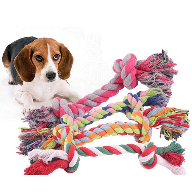Colorful Cotton Dog Rope Toy - Trendha