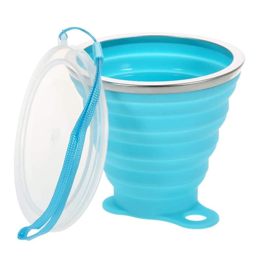 Colorful Folding Silicone Cup with Strap - Trendha