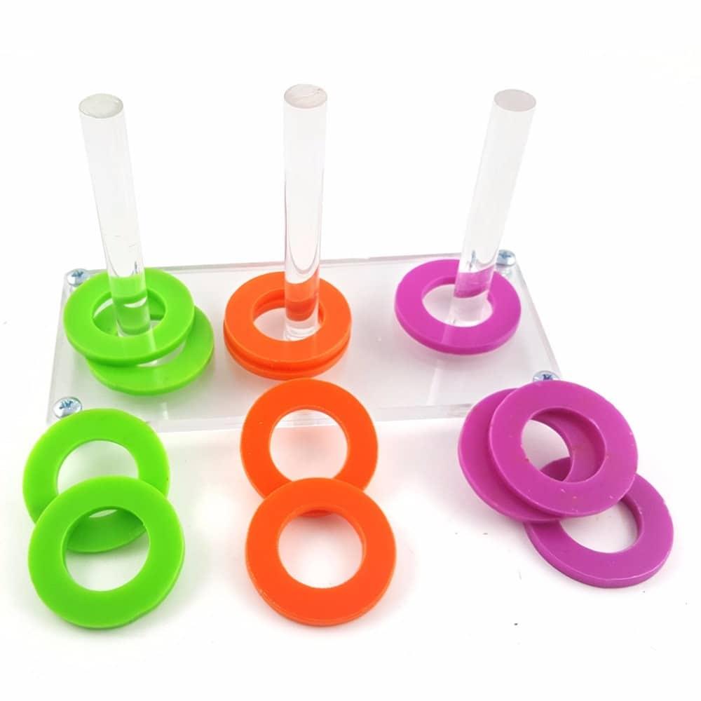 Colorful Ring Puzzle for Birds - Trendha