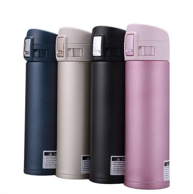 Compact Colorful Stainless Steel Thermos - Trendha