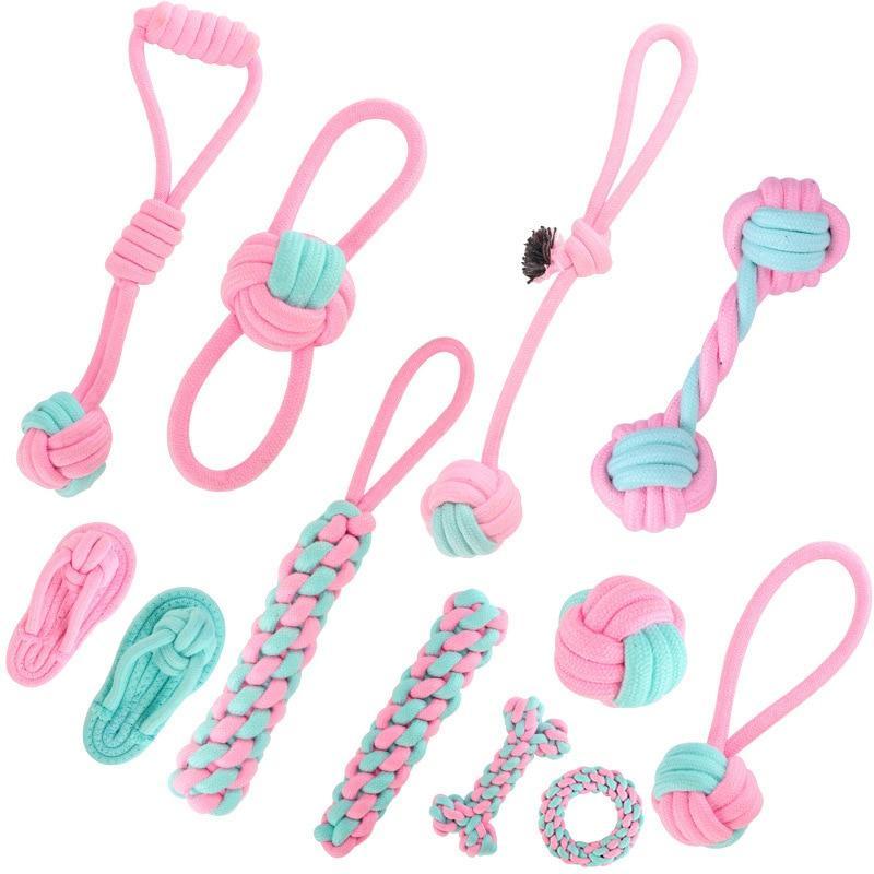 Cotton Rope Dog Tugging Toy - Trendha