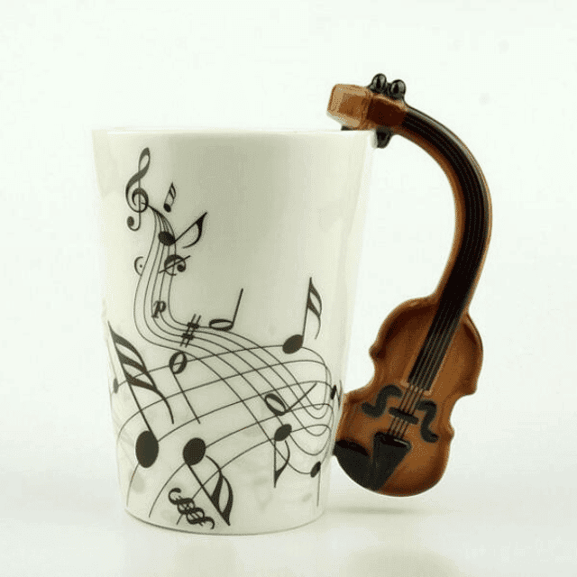 Creative Musical Instrument Themed Eco-Friendly Ceramic Mug - Trendha
