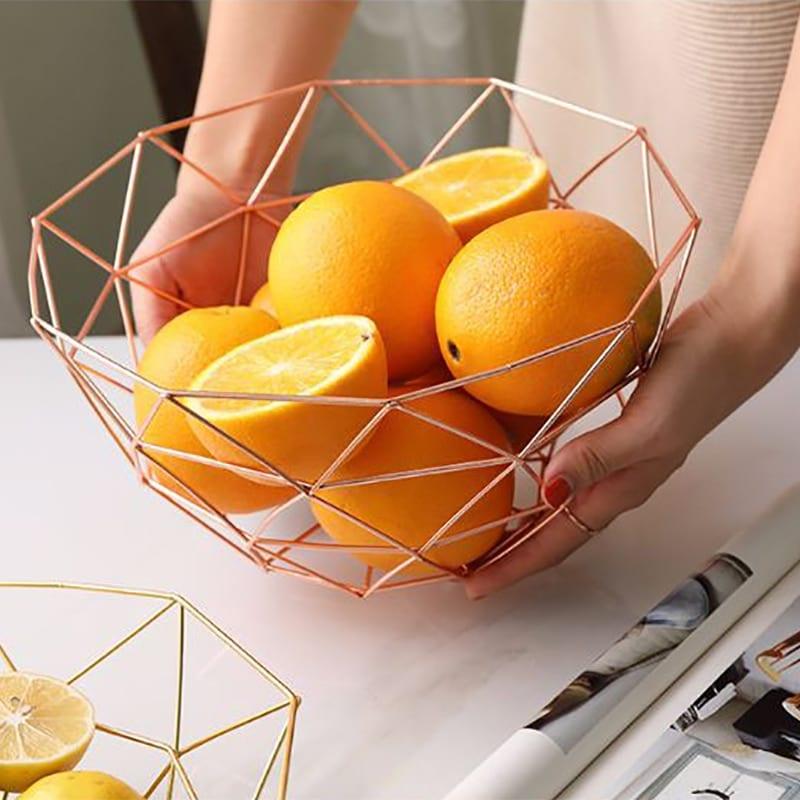 Creative Wrought Iron Storage Basket