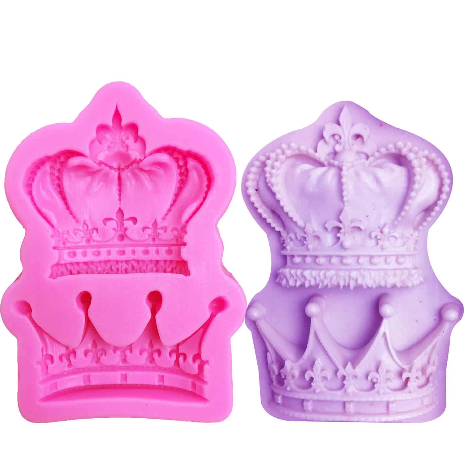 Crown Shaped Silicone Fandont Mold - Trendha