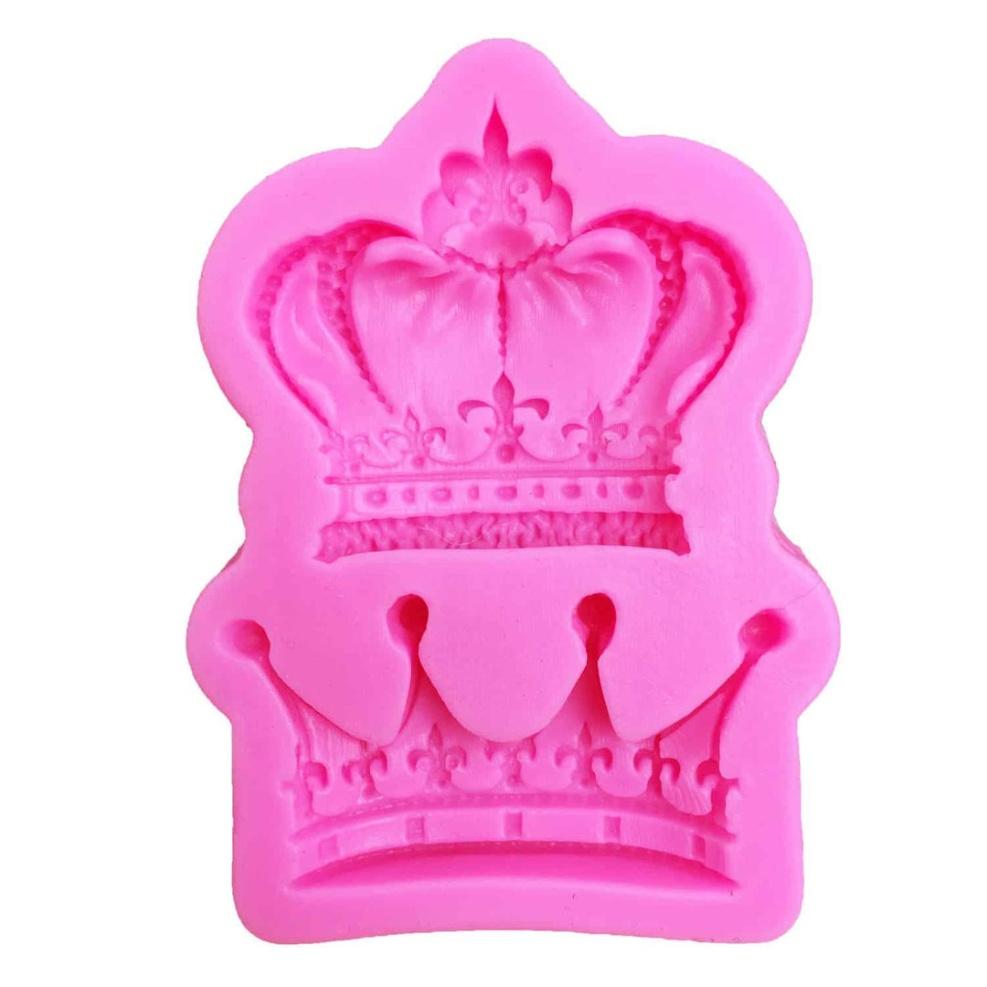 Crown Shaped Silicone Fandont Mold - Trendha