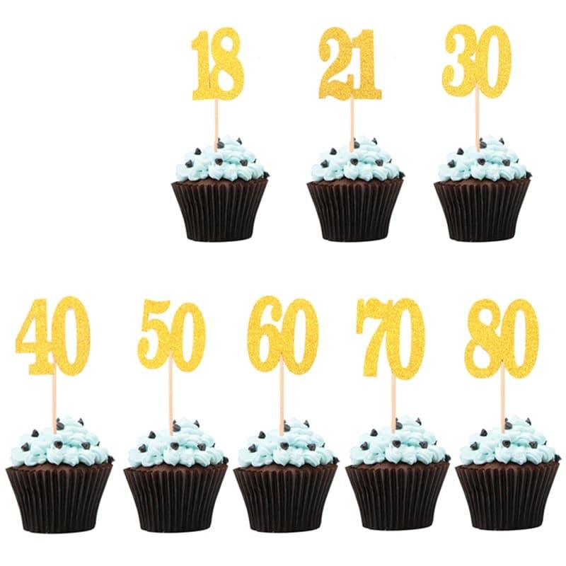 Cupcake's Number Topper - Trendha