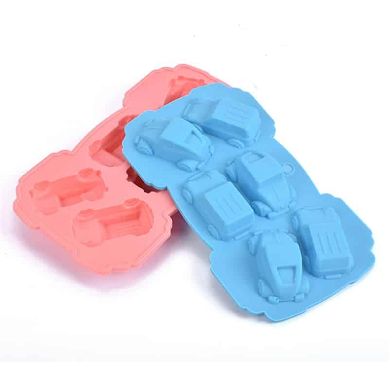 Cute Cars Shaped Eco-Friendly Silicone Baking Mold - Trendha