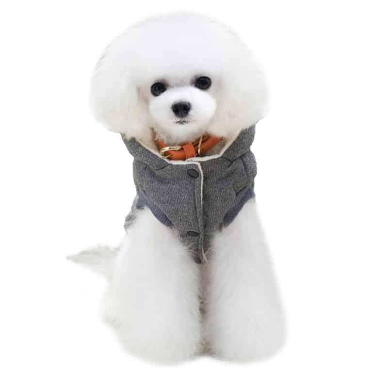 Cute Comfortable Winter Hooded Dog's Vest - Trendha
