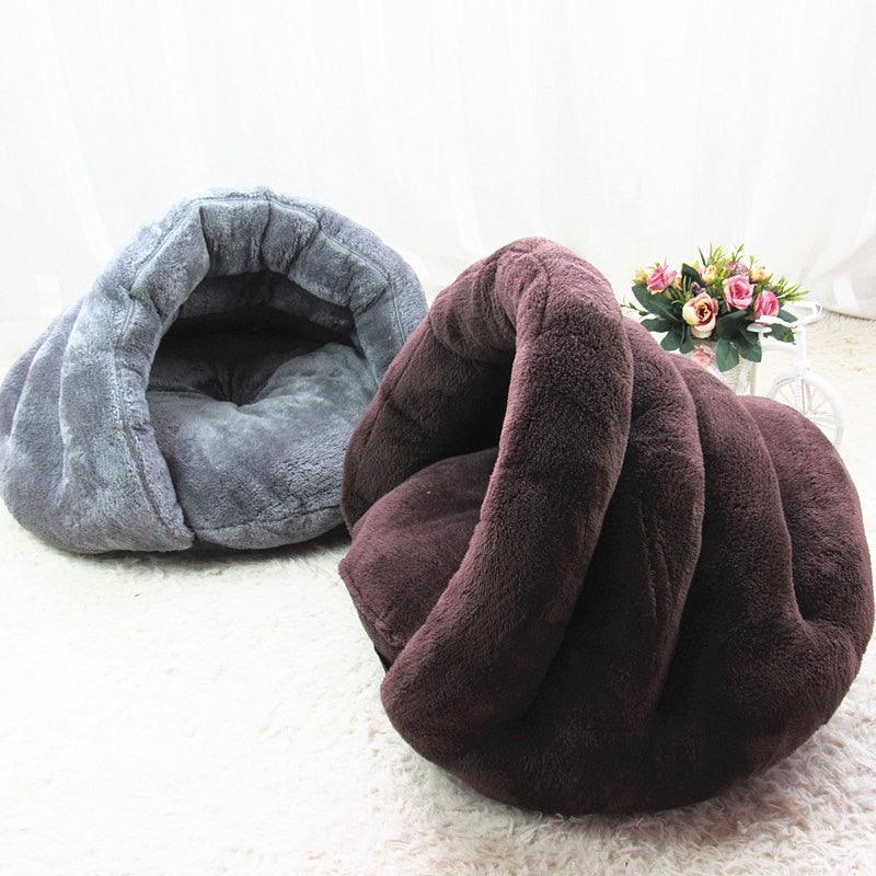 Cute Cosy Warm Plush Cat Nest - Trendha