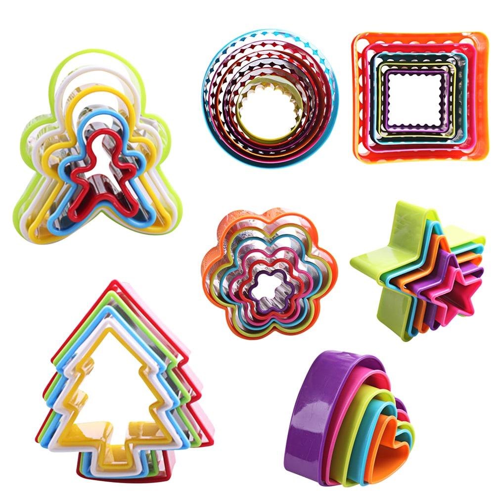 Cute High Quality Eco-Friendly Plastic Cookie Cutters Set