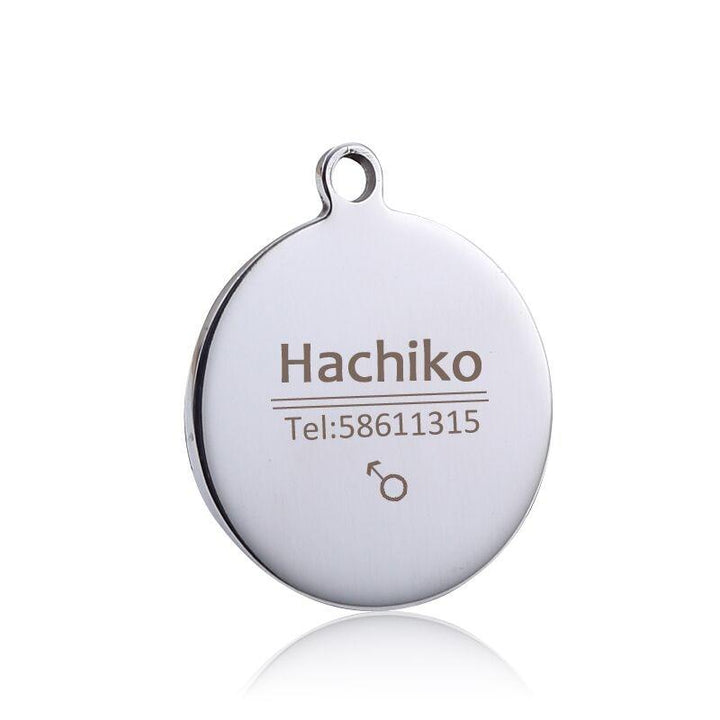Cute Personalized Steel Pet's Collar Tag - Trendha