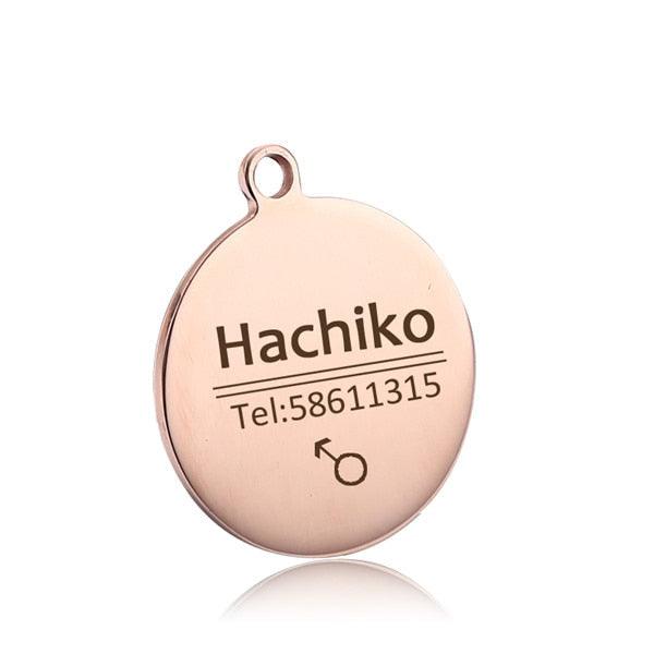 Cute Personalized Steel Pet's Collar Tag - Trendha