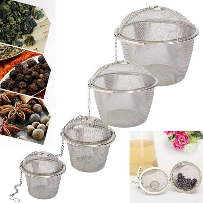 Cute Reusable Bowl Shaped Durable Stainless Steel Tea Strainer - Trendha
