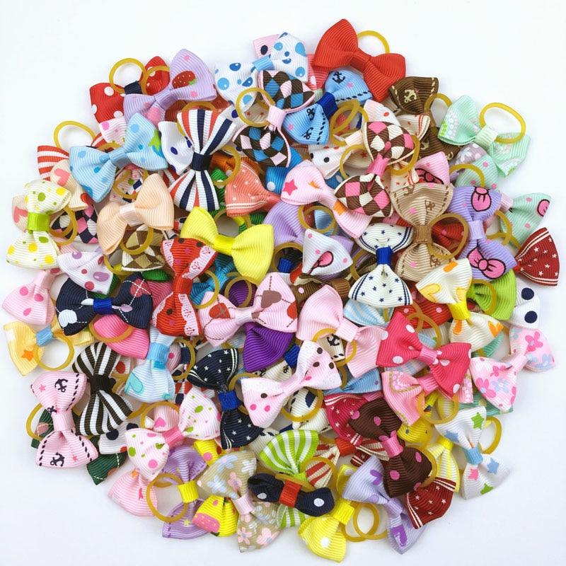 Cute Ribbon Hair Bows for Pets