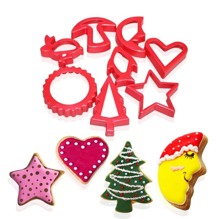 Cute Star Shaped Eco-Friendly Plastic Cookie Cutters Set - Trendha