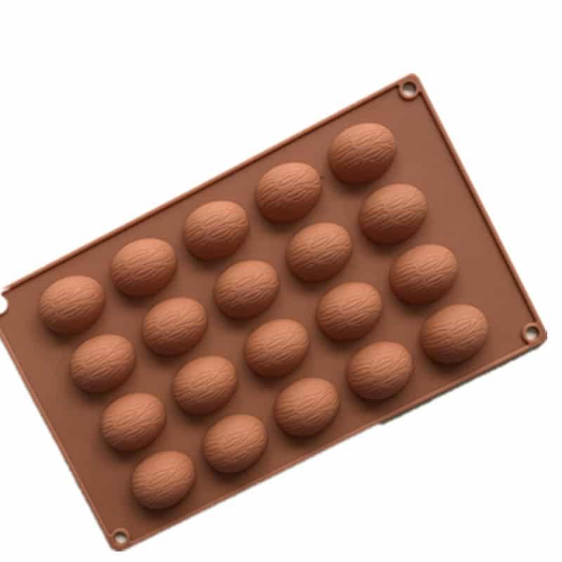 Cute Walnut Shaped Eco-Friendly Silicone Chocolate Mold - Trendha