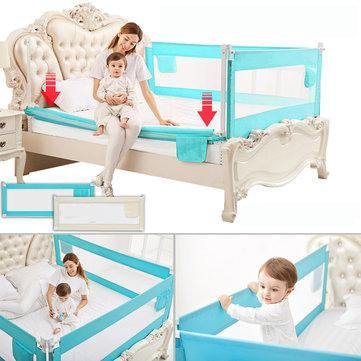 Baby Guard Bed Rail Toddler Safety Adjustable Kids Infant Bed Universal 71"/79" Decorations - Trendha