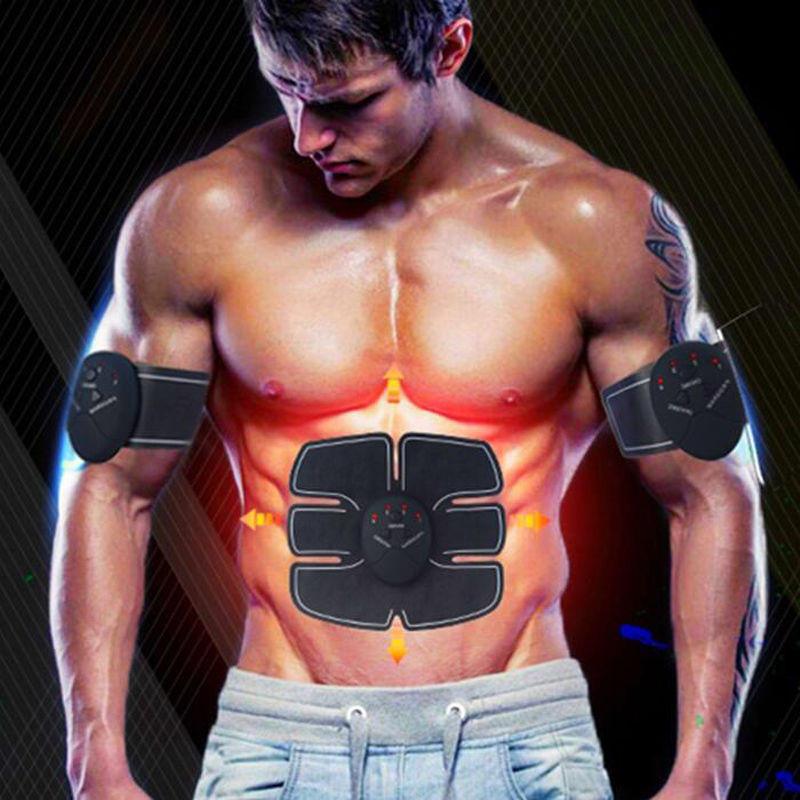 EMS Arm & Abdominal Muscle Trainer - 12PCS Body Beauty ABS Stimulator Kit - Trendha