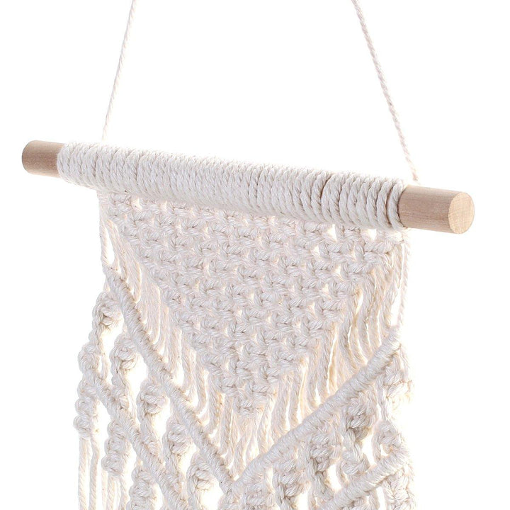 Bohemian Handmade Tapestry Woven Wall Hanging Cotton Rope Tapestry Nordic Style Tassel Wall Hanging For Home Decor - Trendha