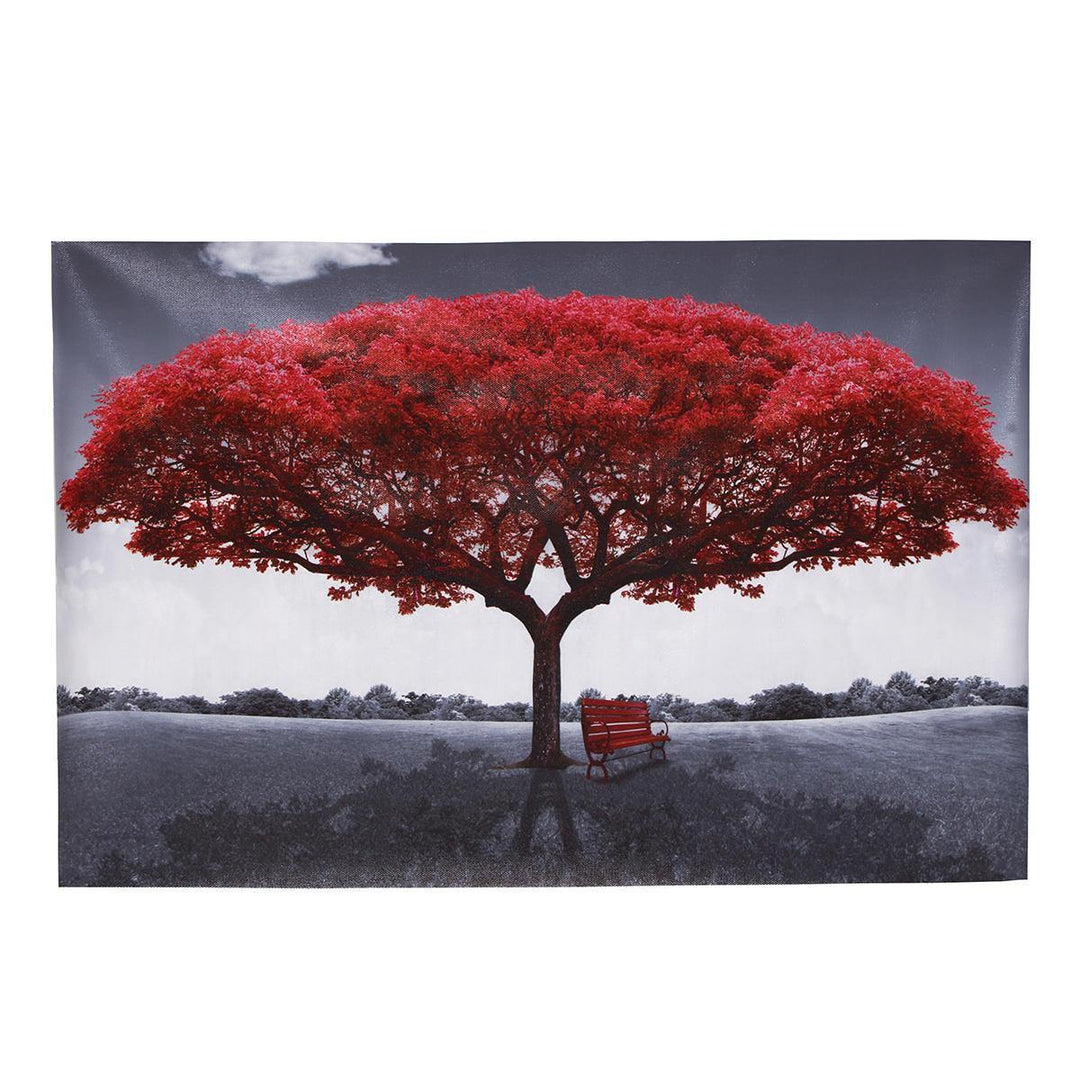 Large Red Tree Canvas Modern Home Wall Decor Art Paintings Picture Print No Frame Home Decorations - Trendha