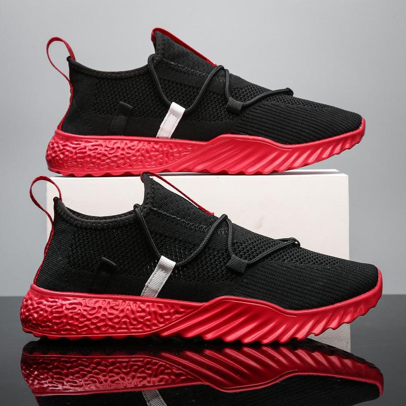 High Elastic Fly Woven Sports Men's Fly Woven Breathable Casual Shoes - Trendha