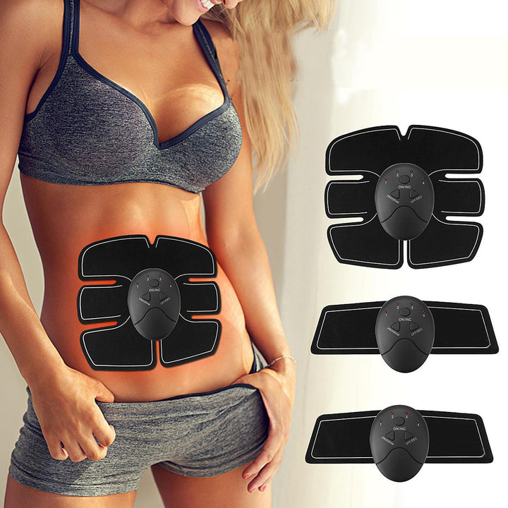 EMS Arm & Abdominal Muscle Trainer - 12PCS Body Beauty ABS Stimulator Kit - Trendha