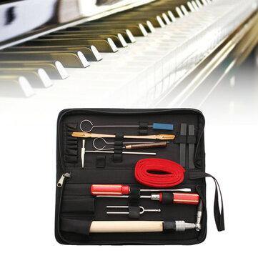 13Pcs Professional Piano Tuning Maintenance Tool Kits Wrench Hammer Screwdriver with Case US - Trendha